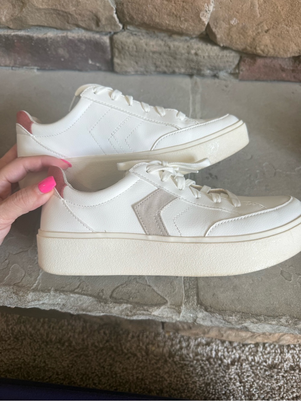 Dr. Scholls Women's Madison Lace Platform Sneakers Size 8.5 White - Picture 4 of 10
